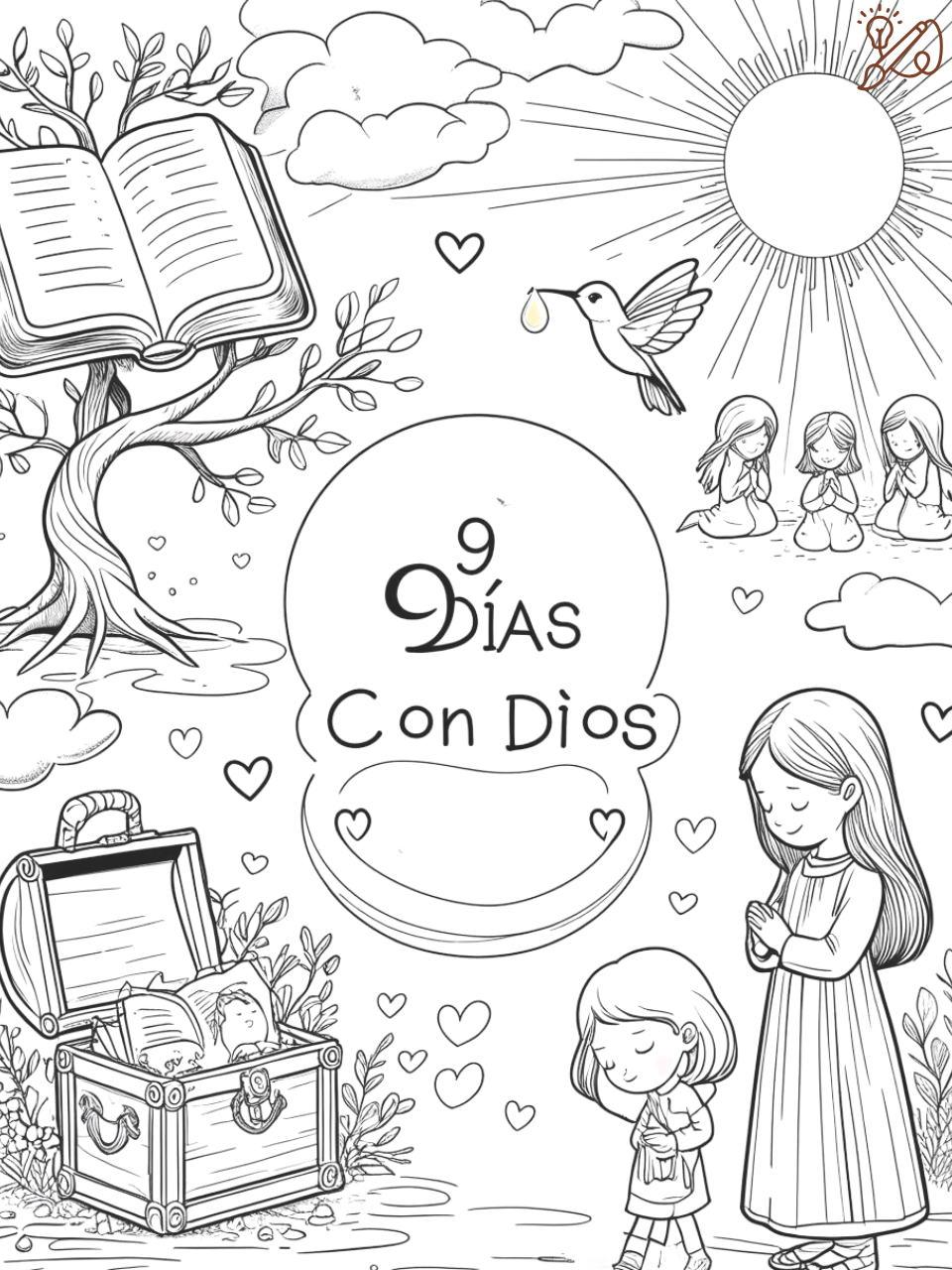 9 Días con Dios – Ilustrado para niños
